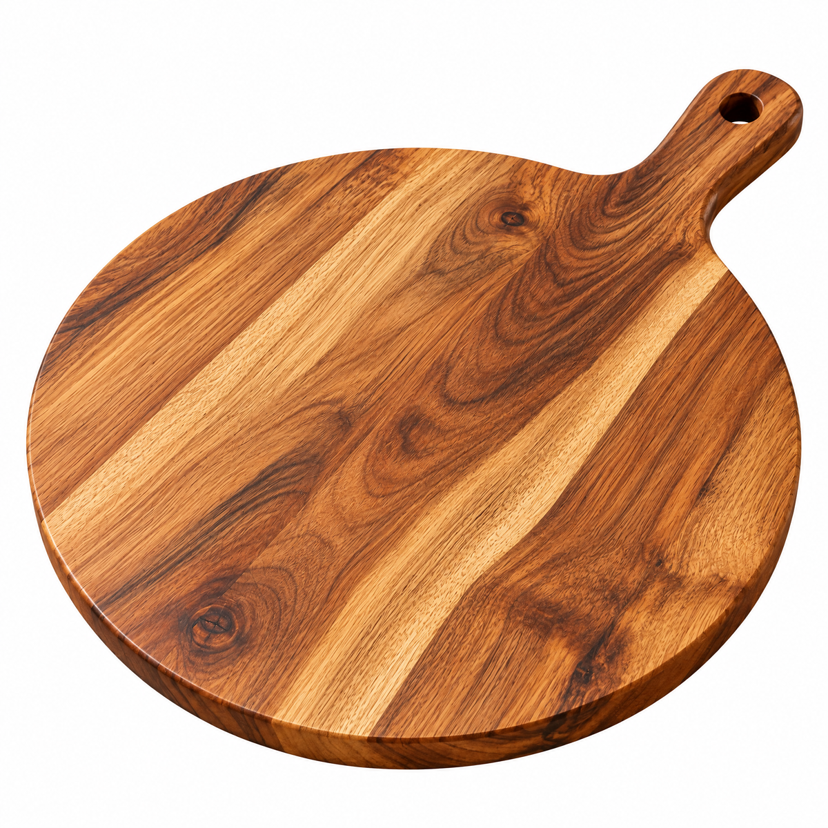 Round Acacia Cutting & Serving Board — detail 4